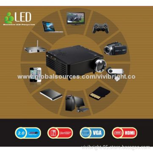 China best mini led projector for children's early education GP7S mini projector 480*320P not dlpNew